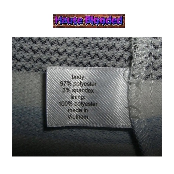 Lane Bryant Striped Skater Dress Black White Blue Pleated Stripe Plus Sz 20 NWT - Picture 11 of 13